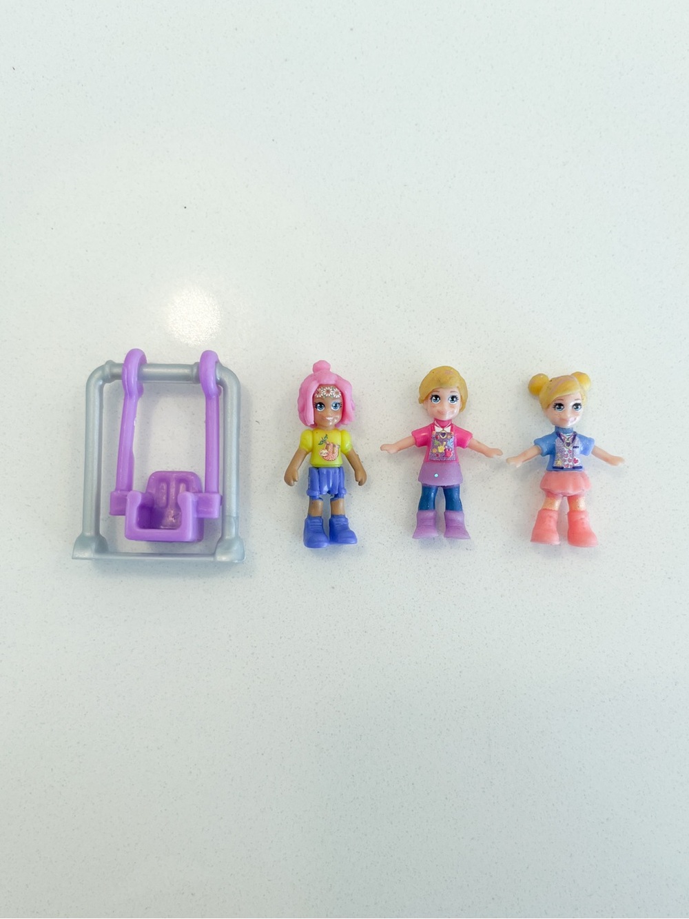 Polly Pocket Minifigures and Swing